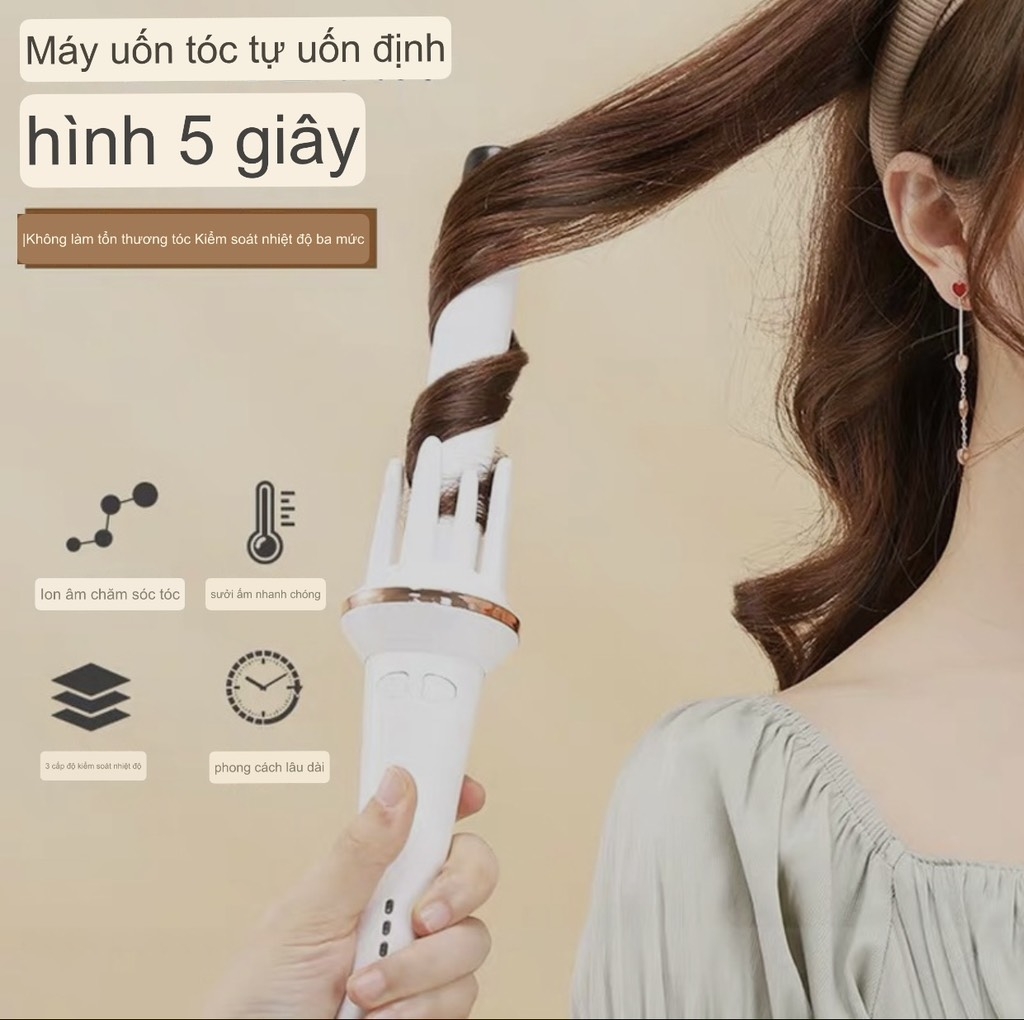 Máy Uốn Tóc Tự Xoay Lets Queen S100 Chính Hãng Hàn Quốc #28 Máy Uốn Tóc Tự Xoay Lets Queen S100 Chính Hãng Hàn Quốc